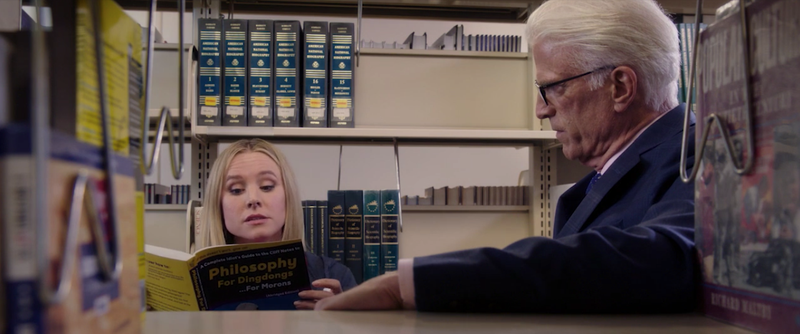 Illustration for article titled The Good Place, annotated: “The Worst Possible Use Of Free Will”